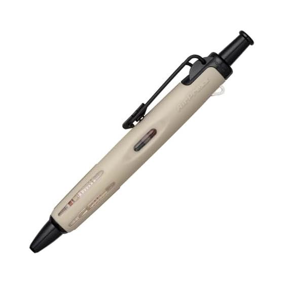 Tombow Oil-Based Ballpoint Pen, Pressurized Airpress, 0.7mm, Beige, BC-APN22, Fast Writing, Upward Writing, Wet Paper, Wire Clip, Rubber Grip, Short