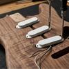 Universal White Plastic Guitar Pickup Cover ABS Texture Perfect for Most Standard Electric Guitars for Easy Installation