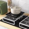 Kitchen Gas Stove Cover Induction Cooker Bracket Gas Stove Rack Support Household Pot Shelf Base Storage Rack