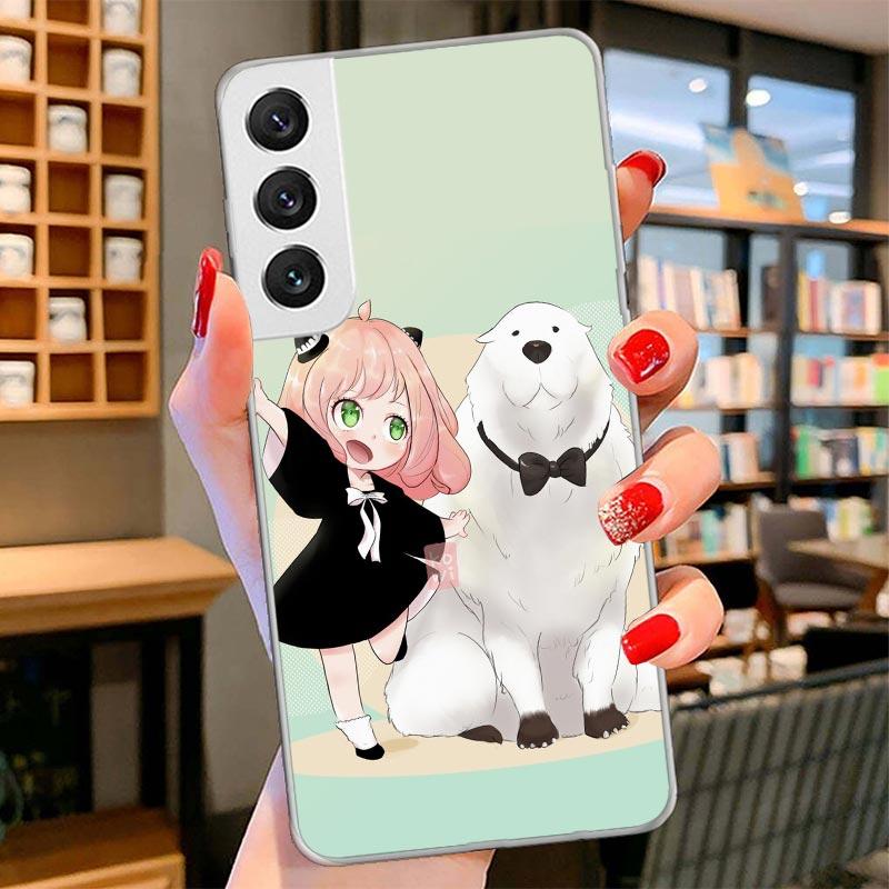 Spy Family Anya Cute Cover Phone Case For Samsung Galaxy S26 S25 Edge S24 Ultra S23 S22 Plus S21 S20 FE Soft Fundas Shell Galaxy