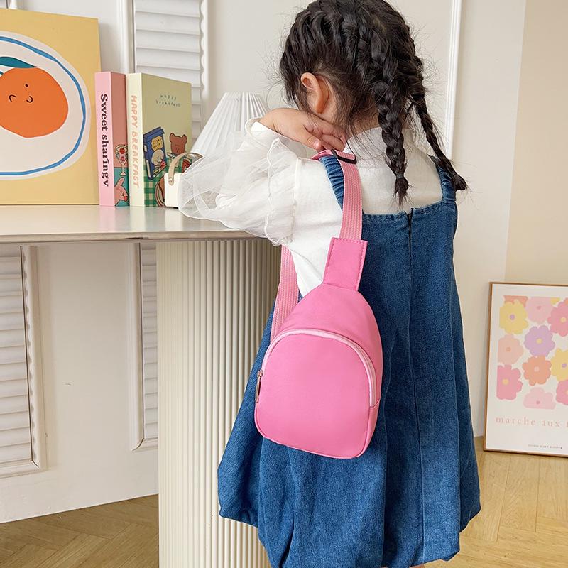 Solid Color Lightweight Fashionable Crossbody Bag for Girls