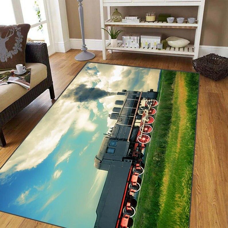 Industry Carpet for Living Room,Soft Flannel Rug for Bedroom ,Anti-Slip  BATHROOM Mat,  Baby Play Mat,large Aircraft Rug