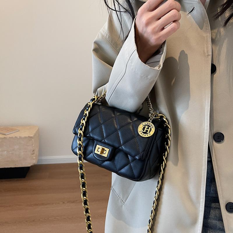 Premium Sense Bag Women 2025 New Niche Design Fashion Diamond Chain Bag Internet Celebrity Explosion Shoulder Messenger Bag