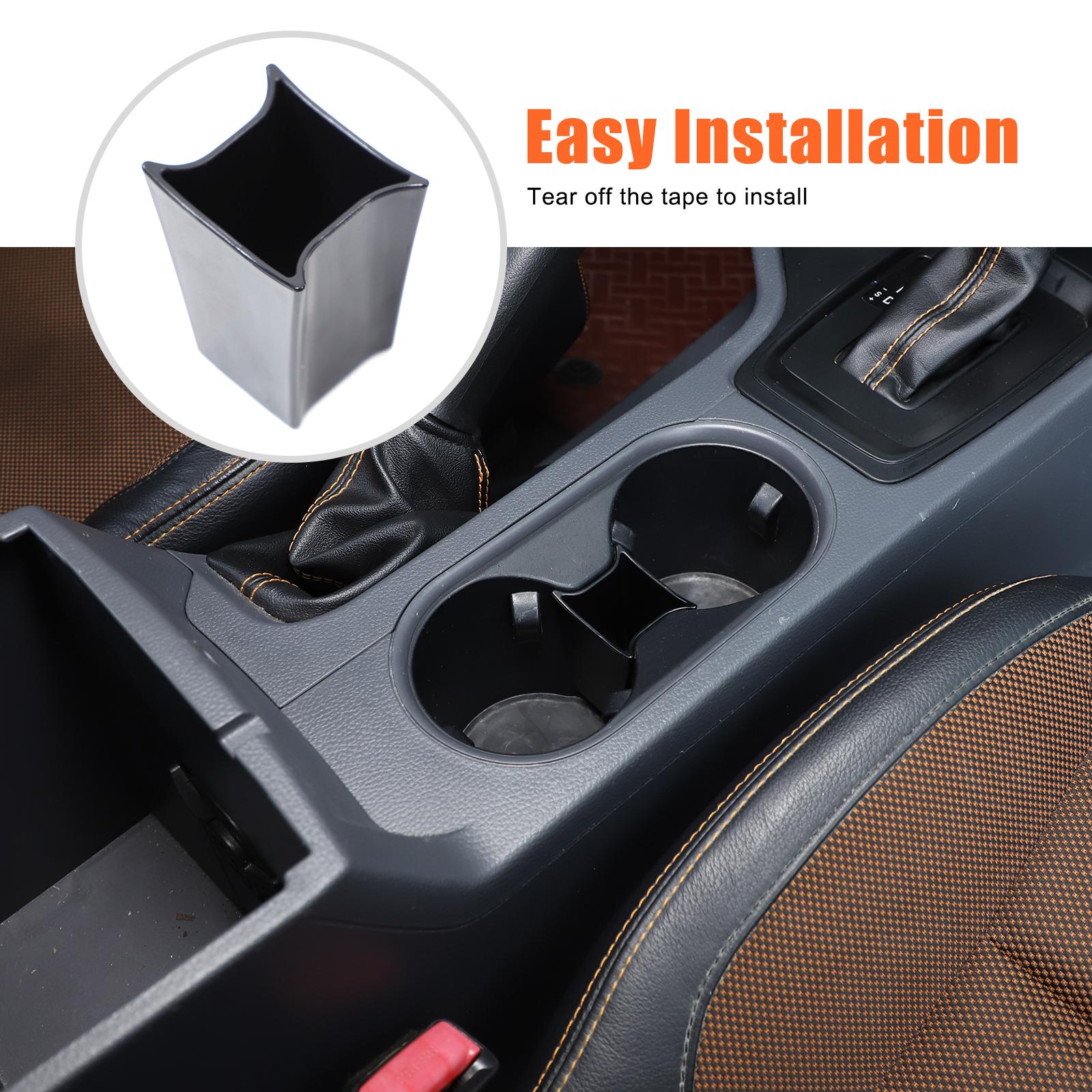 Cup Holder Divider ert Center Console Black For Ford Ranger T7 T8 2015-