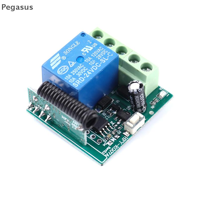 433 Mhz Wireless Remote Control Switch DC 12V 1CH Relay 433Mhz Receiver Module For Learning Code Transmitter Remote