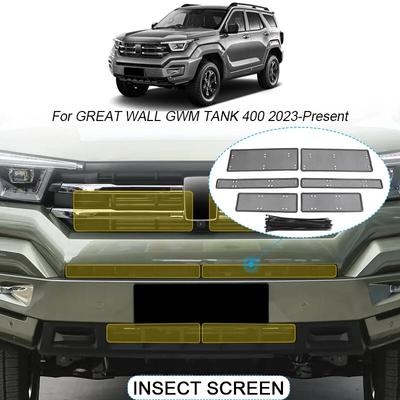 Cobertura de Proteção de Entrada de Ar à Prova de Insetos para Carro Inserção Ventilação Grade de Corrida Filtro de Rede Acessório Para GREAT WALL GWM TANK 400 2023-2025