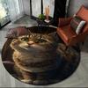 Cute Calico Cat,Persian Cat,Ragdoll Cartoon Round Carpet Rug for Living Room Bedroom Kids Decor,Pet Area Rug Non-slip Floor Mat