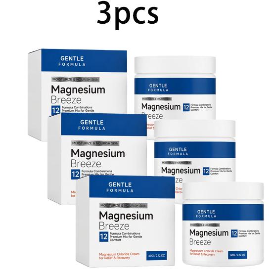 Magnesium Chloride Cream, Gentle Moisturizing Body Massage, Easy to Apply Soothing Daily Care 60g