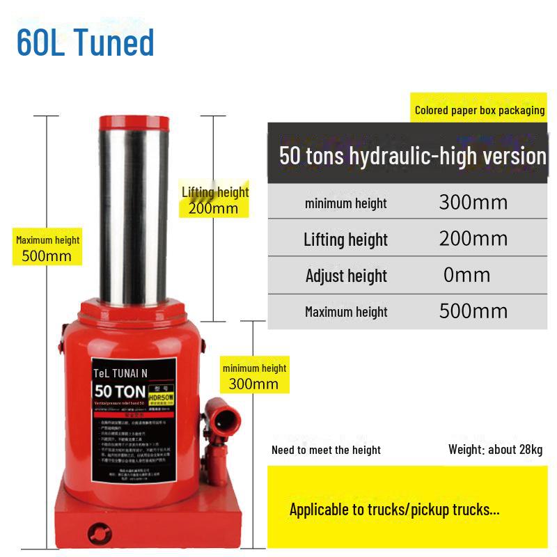 Hydraulic Car Jack for Off-Road Tire Changes (2T/3T)