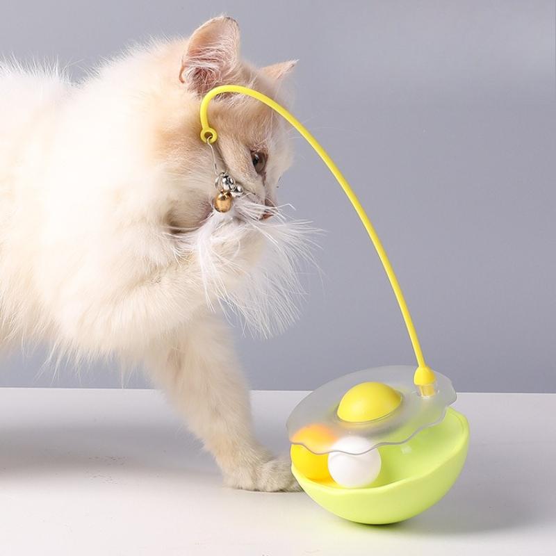 1pc Cat Toys Pet Tumbler Teases Cat Feathers To Relieve Boredom Removable Self-hi Pet Products Safety Is Not Easy To Damage