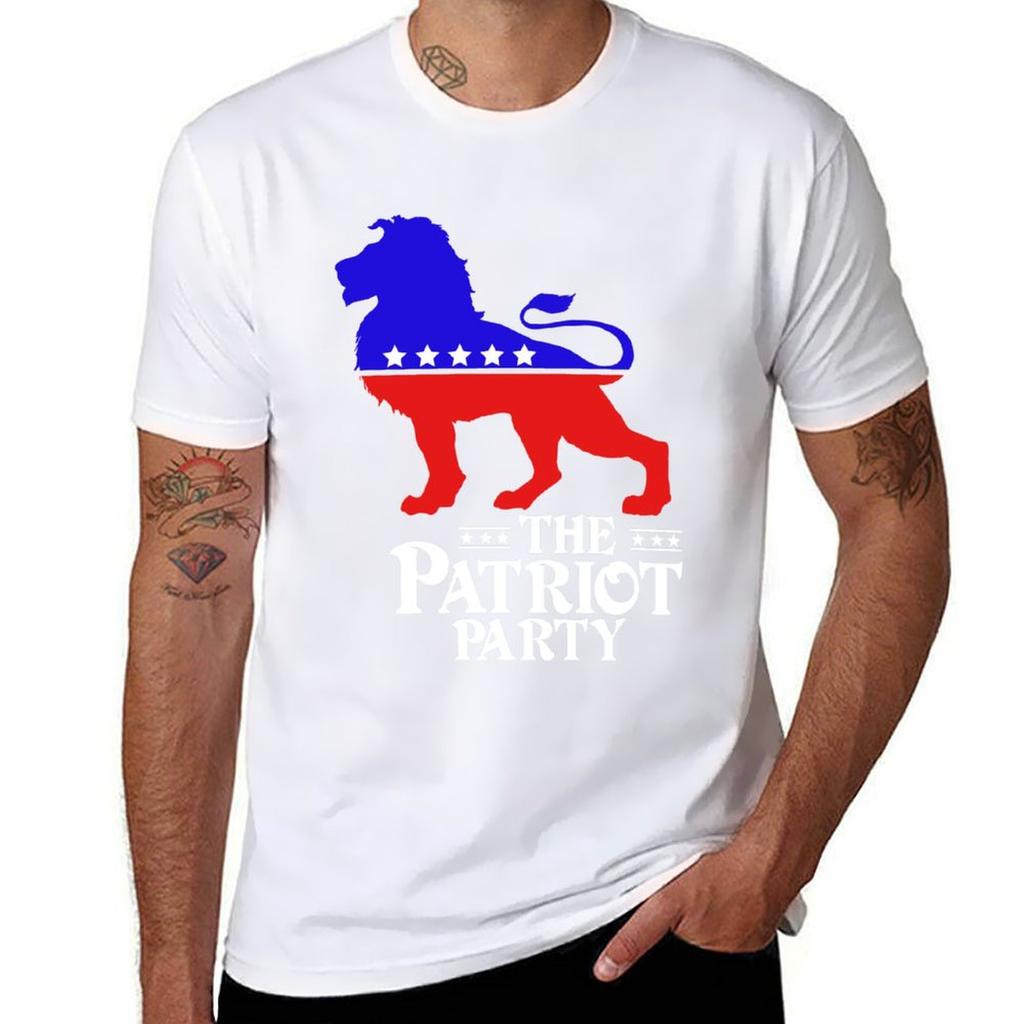 The Patriot Party TShirt Big and Tall Gym TShirt