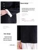 Beaded French Light Luxury Satin Shirt with Contrast Stitching - Spring 2025 Xiaoxiang Style Women's Top