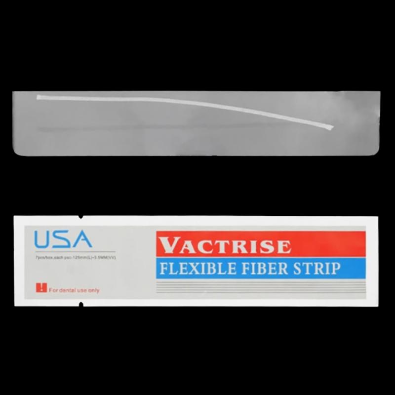 Lot de 7 bandes de fixation pour dents lâches en fibre de verre, matériau dentaire flexible, fixation par photopolymérisation, fixation orthodontique