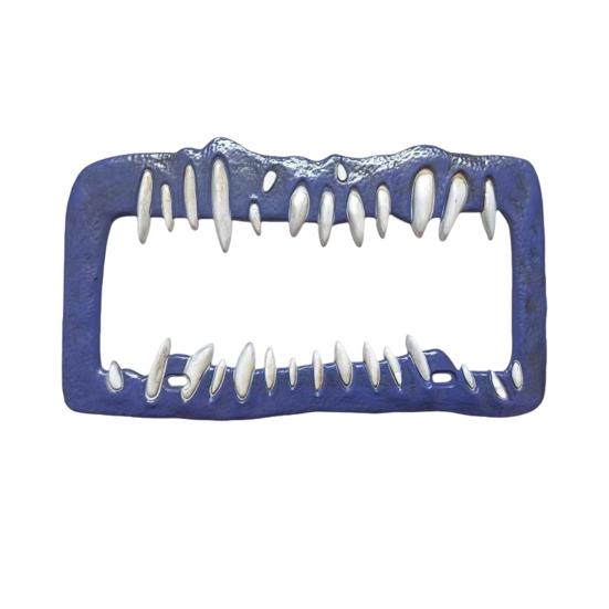 Halloween Horror License Plate Frame Universal Fit Simple Installation Weather-Proof