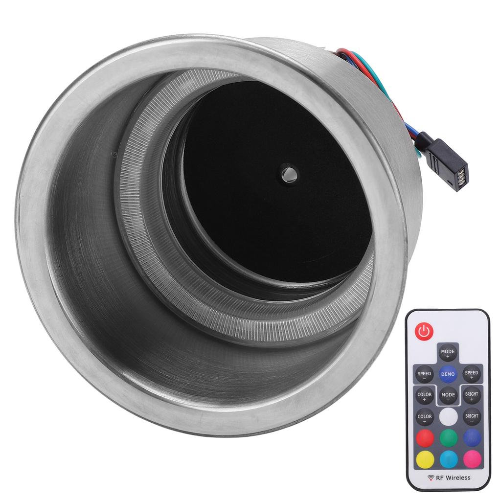 Boat Cup Drink Holder Stainless Steel Marine RGB Cup Holder Rack with Remote Control for Yacht RV Truck