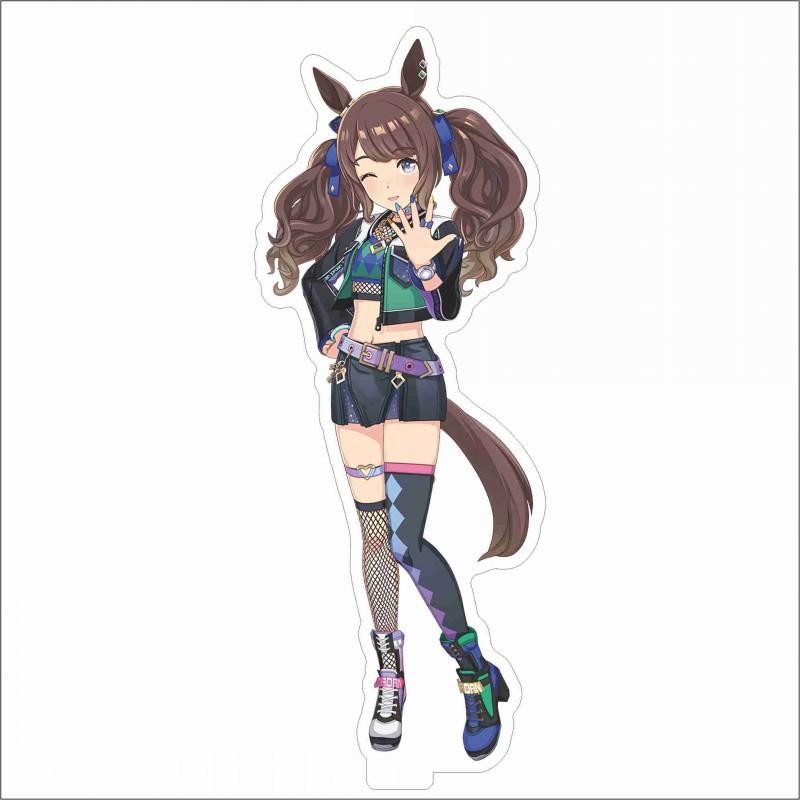 Japan Beautiful Derbil 15 Cm Cartoon Characters Acrylic Double-sided Stand Model Kawaii Cute Office Decoration Panel Permanent Recording Fans