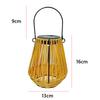 Solar Powered Hanging Lamp Multi-Function Rustic Lampshade Light IP44 Waterproof Solar LED Garden Lamp for Garden Yard Patio