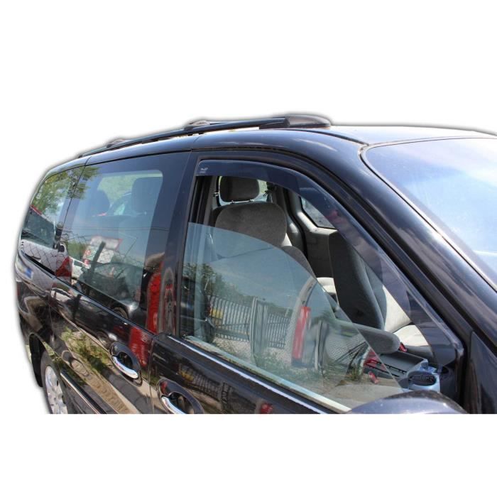 Déflecteurs d'air - J&J AUTOMOTIVE - Kia Carnival 1999-2009 - Fumé - Acrylique renforcé - Installation facile