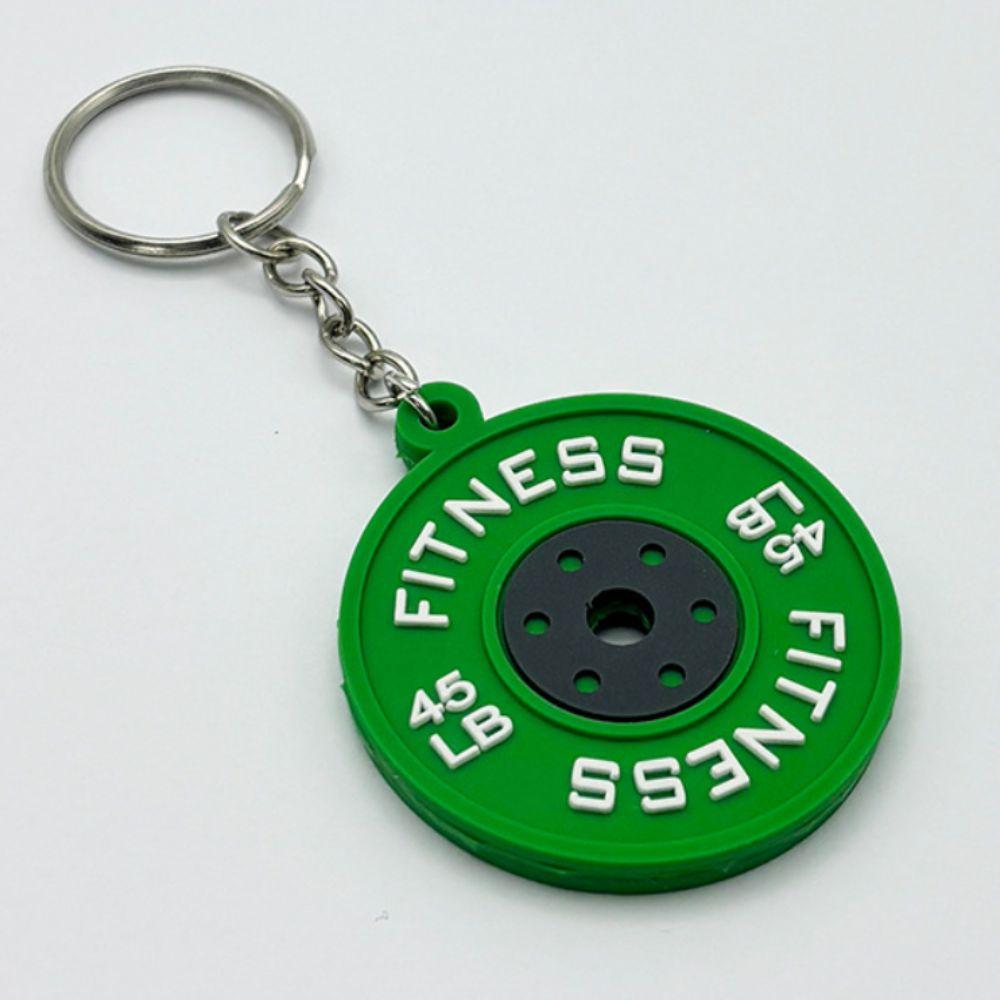 Mini halteră plăci breloc simulare fitness serie pandantiv halteră plăci breloc prieteni