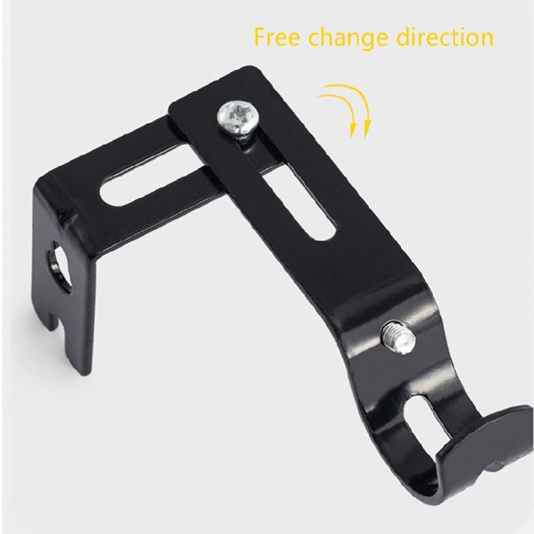 Curtain Rod Anchors, Adjustable Wall Mount Metal Brackets for Secure Drapery Hanging