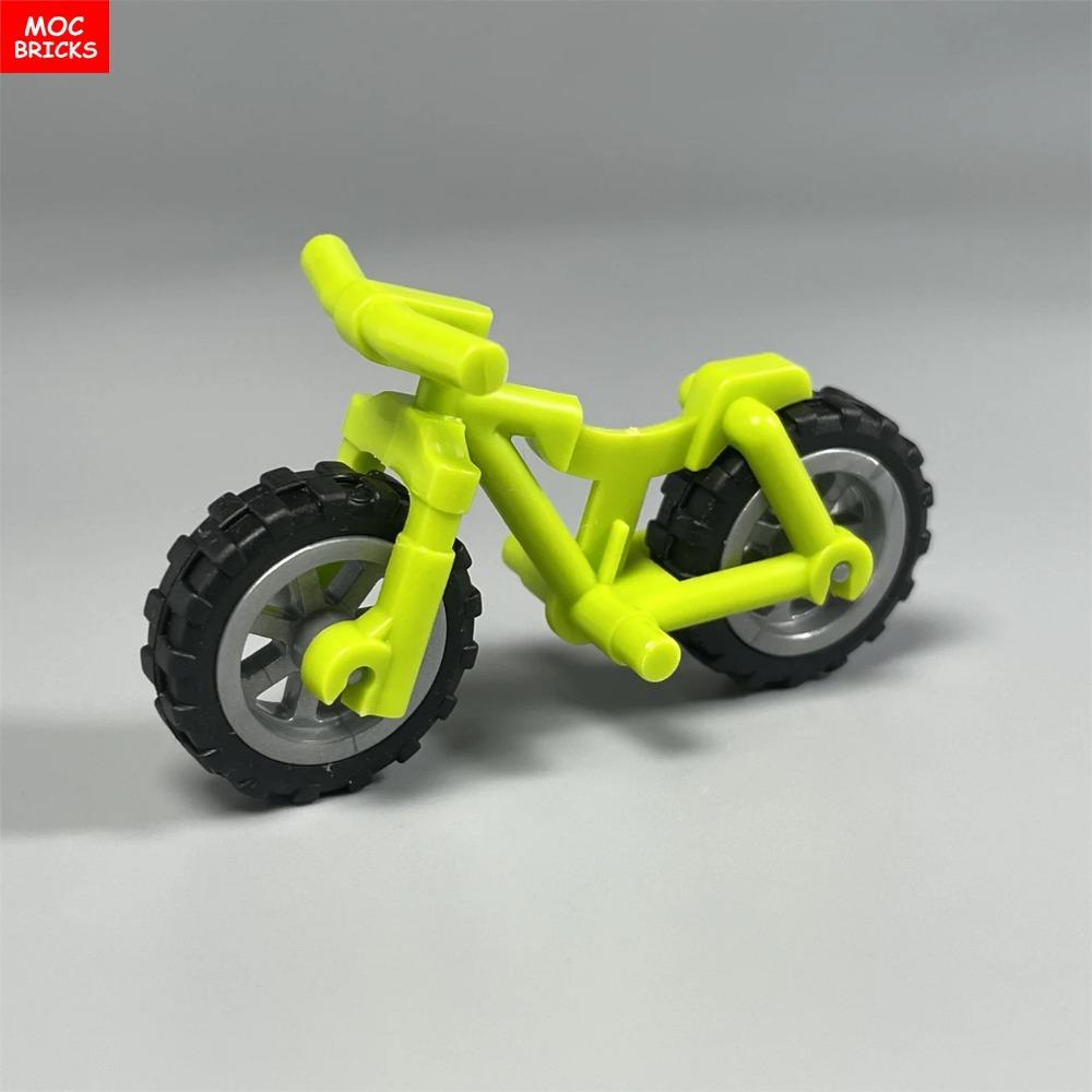 MOC Bricks Bike Notebook Camera Dollar Luggage Trash Bottle City Accessories View DIY Educational Building Blocks Friends Gifts