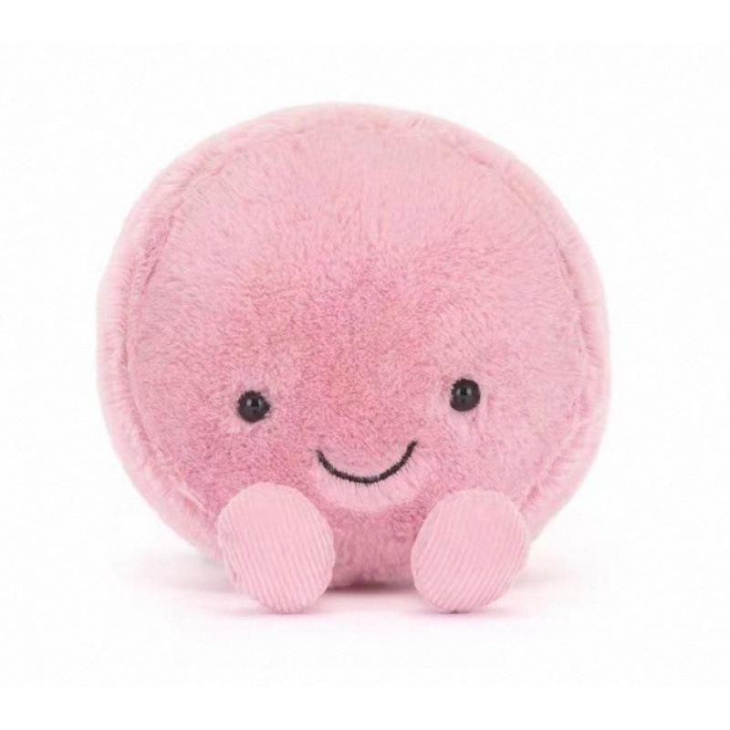 

New Product Cute Dessert Macaron Three-Color Limited Plush Toy Bag Hanging Decoration Doll for Girls Gift