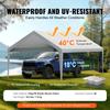 Carport Replacement Canopy Cover 13 x 20 ft, Garage Top Tent Shelter Tarp Heavy-Duty Waterproof & UV Protected, Easy Installation with Ball