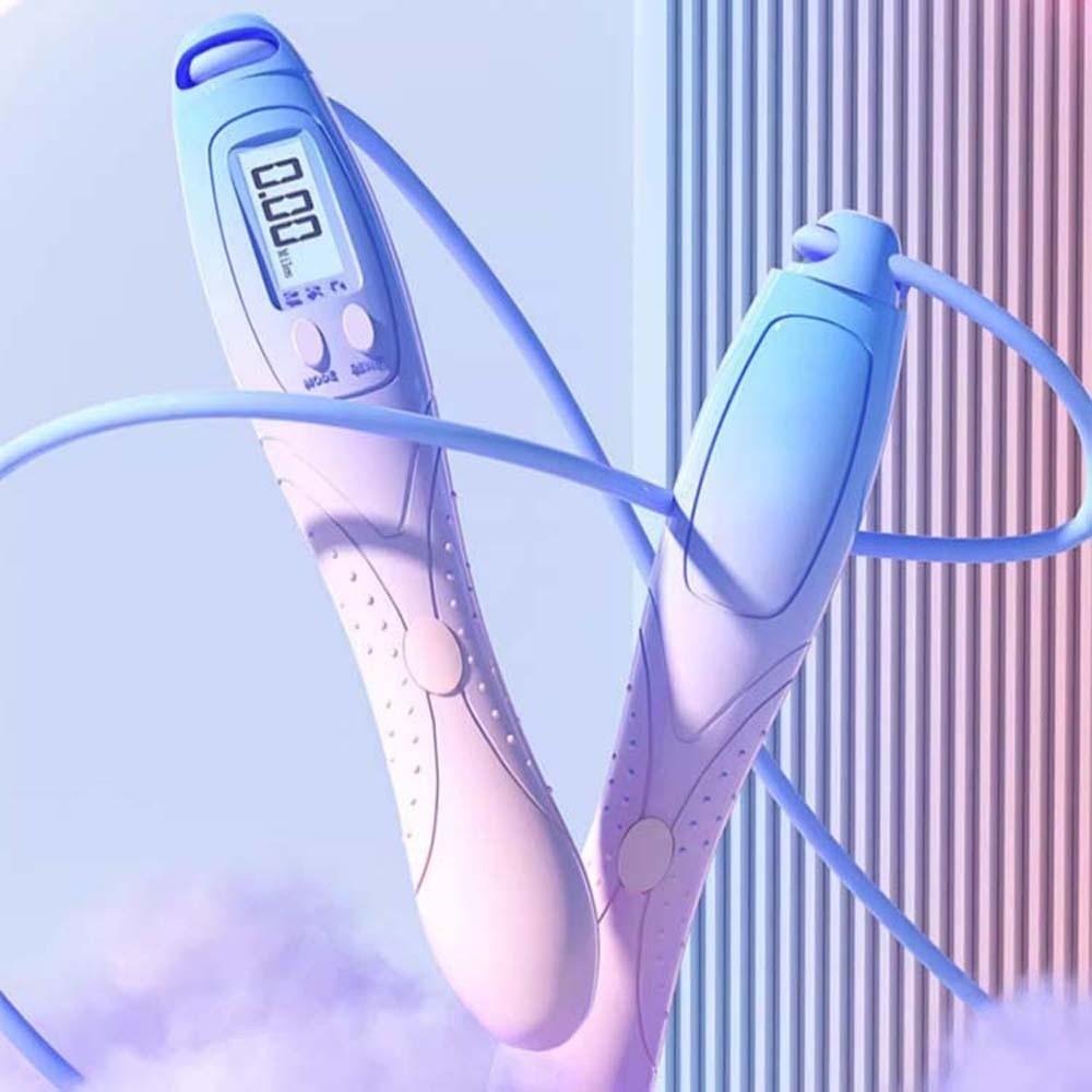 2.8M Length Jump Rope with Counter Non-slip Handle Fitness Jump Rope  Weight Loss