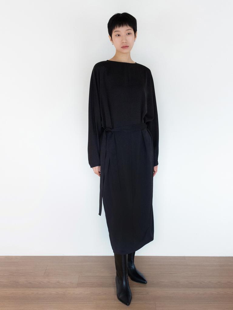 Seleukeu Belted Minimalist Dress