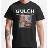 SALDI Magliette Gulch Band, Maglietta Nera Nuova di Zecca, Musica Punk, T-Shirt Unisex S-4XL