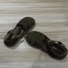 Johnature Sandalias casuales de cuero genuino para mujer, zapatos planos cómodos y versátiles con suela suave y transpirable