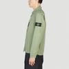 Stone Island Ss23 Nylon Meta Series Lightweight Vintage Horn Washed Single Pocket Side Zipper Jacket Unisex Jacket Green 7815106WN-V0155