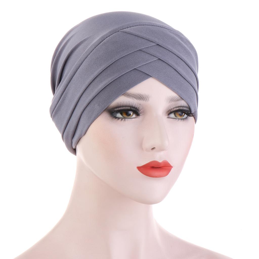 JTVOVO RUNMEIFA 2024 New Modal Full Wrapped Forehead Cross Inner Headscarf Balaclava Elastic Beanie Muslim Women Stylish Hijab