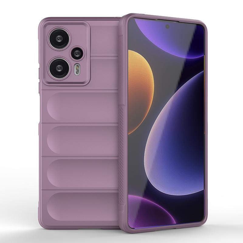 Für Poco F5 Hülle Poco F5 Capas Neue Rüstung Stoßfeste Gummi-Telefon-Stoßstange Rückseite Weiches TPU Für Fundas Xiaomi Poco F 5 F5 Hülle