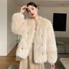 WTEMPO Autumn Winter Imitation Fur Solid Color Versatile Plush Coats Women Large Size Loose Casual Warm Jackets