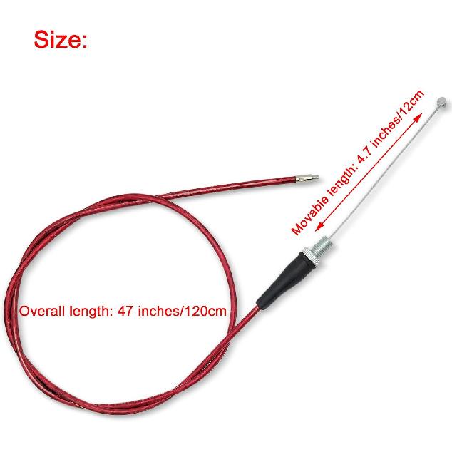 7/8 22Mm Twist Throttle Accelerator Handle Grips,Mini Bike Throttle Cable Kit,Throttle Cable Kit For 50Cc 90Cc 110Cc 125Cc150Cc 200Cc 250Cc 4-Stroke