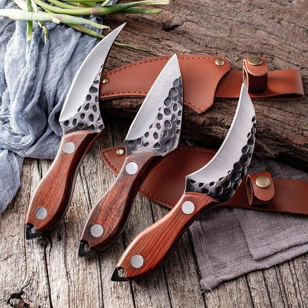 Stainless Steel Meat Cleaver Kitchen Kniives Meat Knife Fruit Cutter Outdoor Dividing Knife