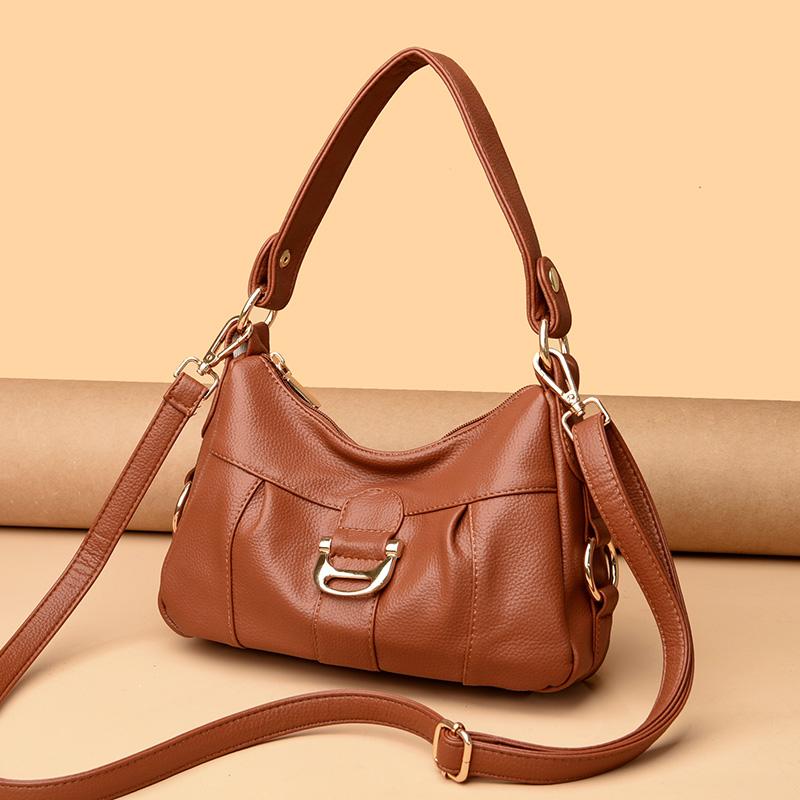Luxury Soft Leather Women Bag Branded Designer Ladies Handbag Purses New Female Shoulder Bag Large Capacity Crossbody Bags Sac
