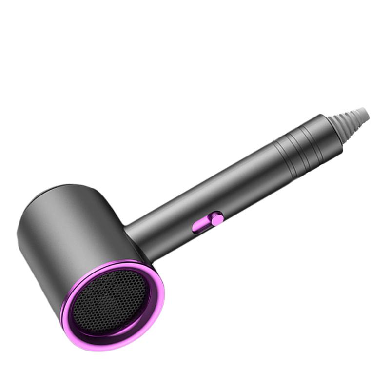 Hårtørker Mute 360 graders roterbar dyse Hurtigtørkende ABS PP bærbar hårføner for hjemmesalong