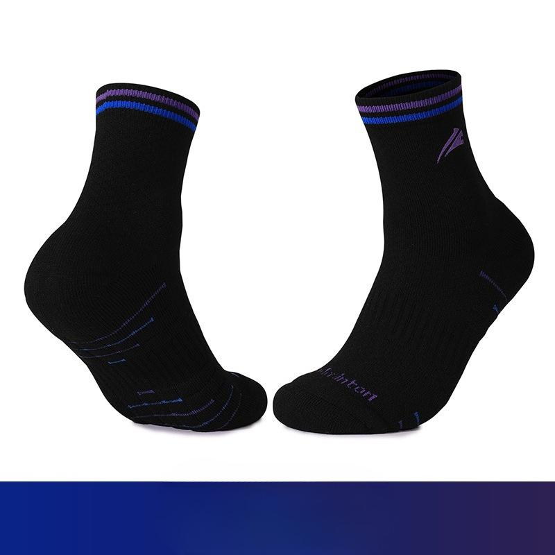 Men's Professional Running Badminton Sports Deodorizing Antibacterial Boneless Quick Dry Non Slip Socks