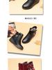 Autumn Winter Women’s Non-Slip Wedge Heel Ankle Boots - Warm Velvet Lined for Mature & Elderly