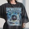 Vintage Penguin Shirt, 90s Bootleg Rap Tee, Wild Antarctic Bird, Marine Animal Gift
