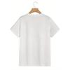 LOVE Print Plus Size Men's Short Sleeve T-Shirt, Trendy Versatile Breathable Tees For Everyday Wear