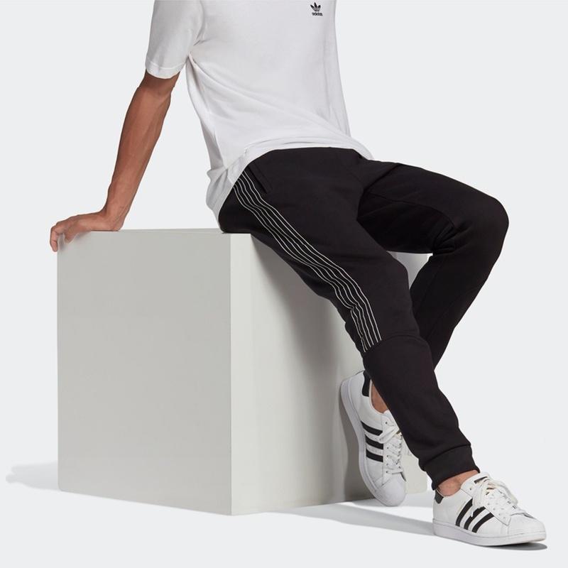adidas originals Sprt Sweatpants Casual Sports Knit Bundle Feet Long Pants Black Men's GN2426