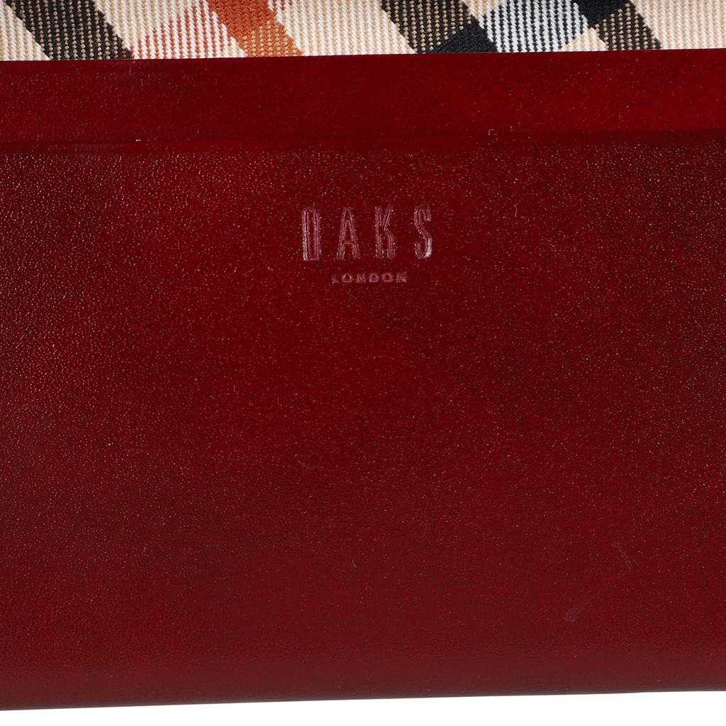 Daks CARD CASE Daks Card Case Business Card Holder Commuter Holder Slim Genuine Leather Navy DP38410 Men's