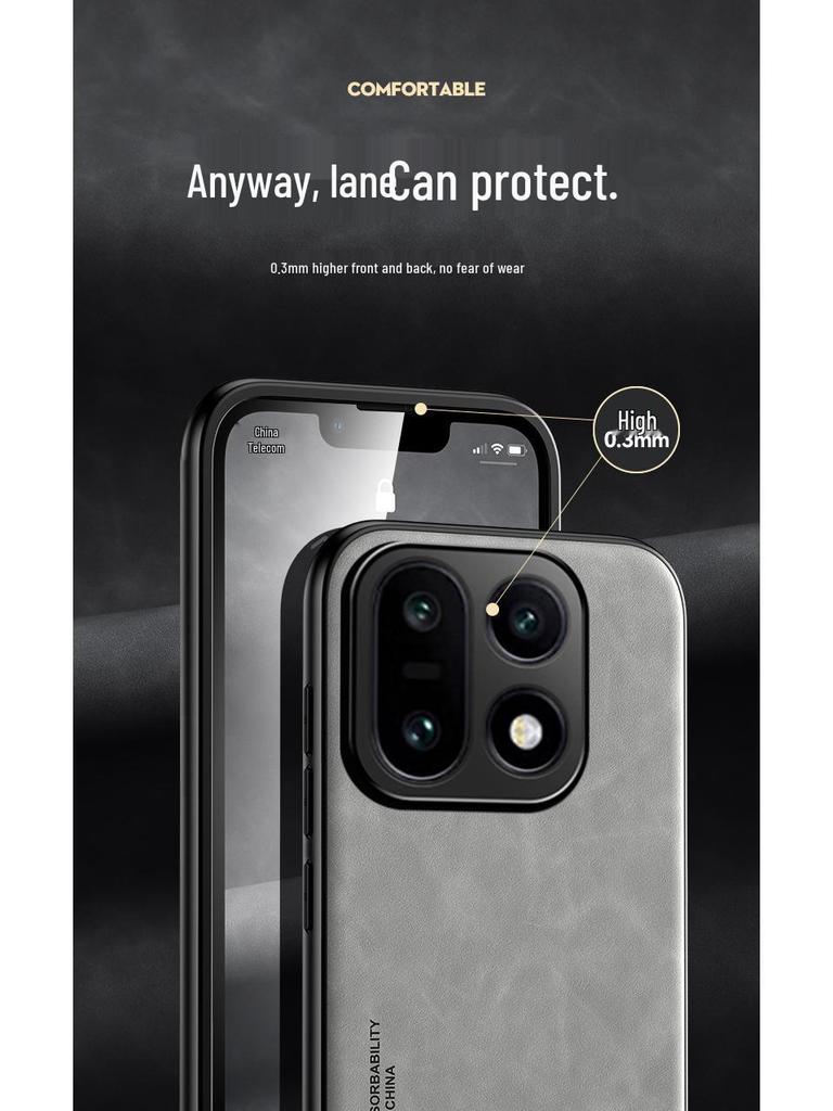 OnePlus 15 Lambskin Magnetic Case - Thin, Lightweight, Business Protective Cover