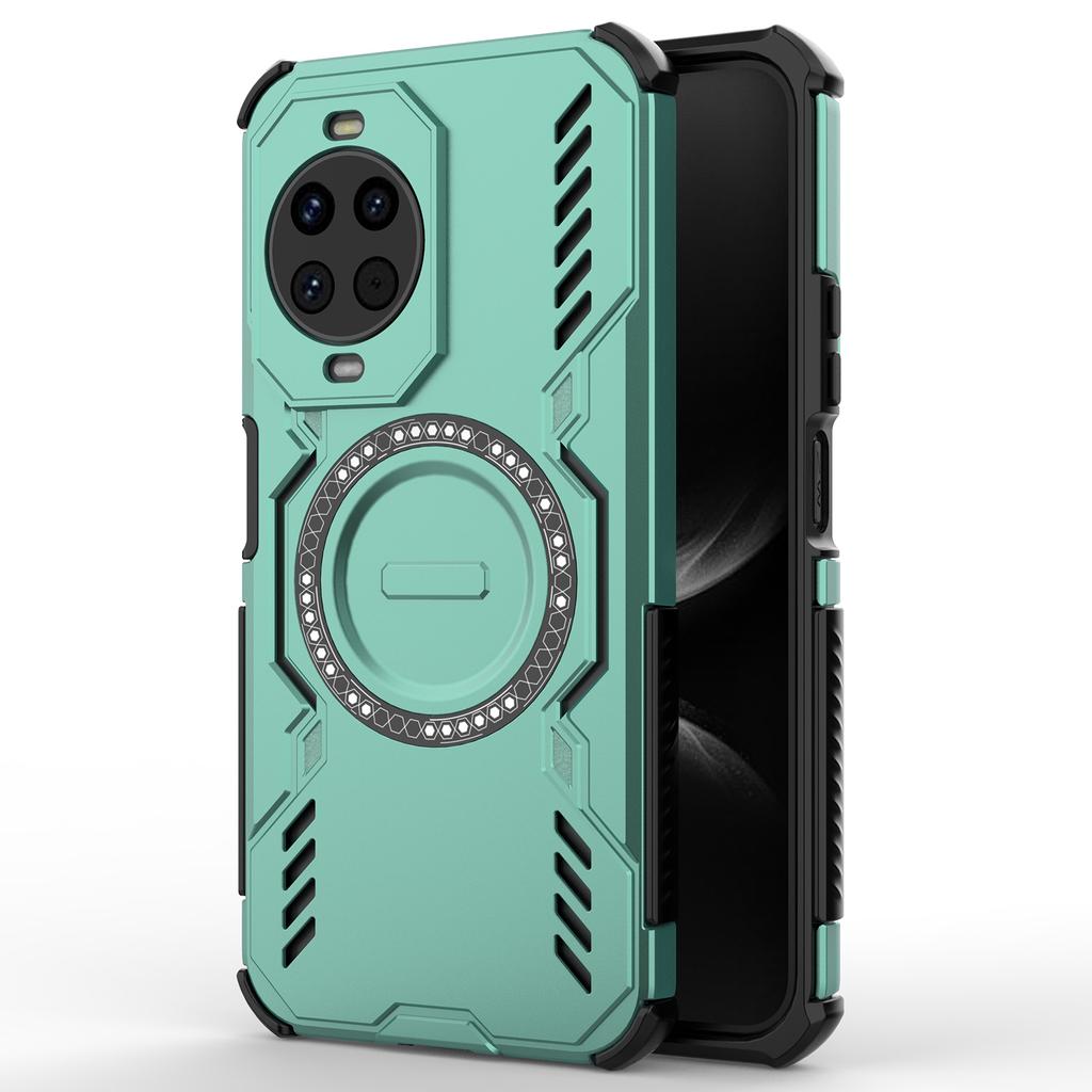 For Huawei nova 14 5G Magnetic Case Butterfly Armor Hollow Heat Dissipation PC+TPU Phone Cover