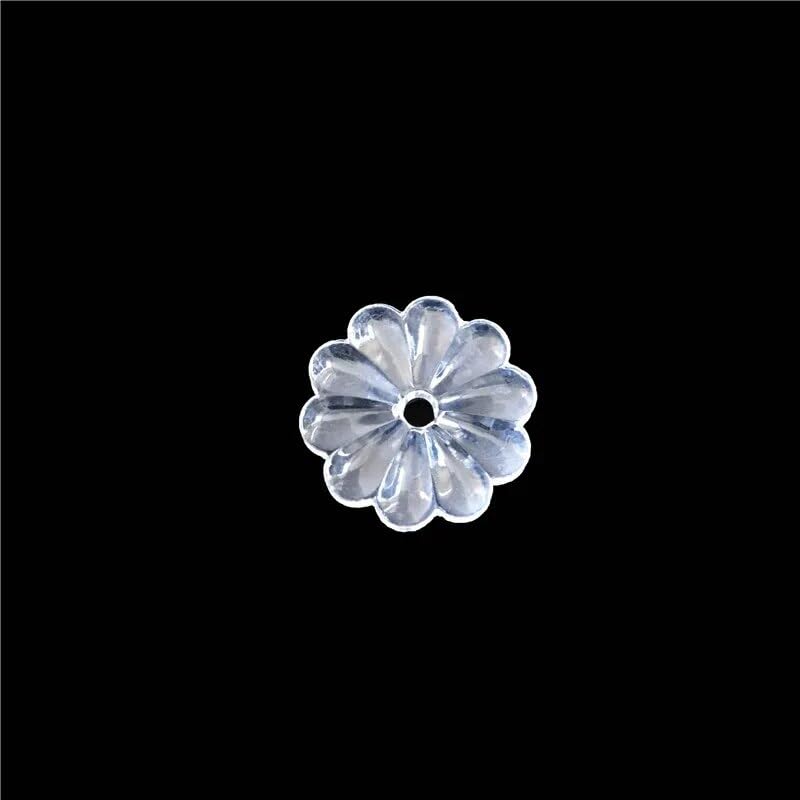Chandelier Prism Crystal Clear Crystal Rosette Beads, Chrysanthemum Shape, Glass Chandelier Accessories (Color: 20mm, 50pcs)