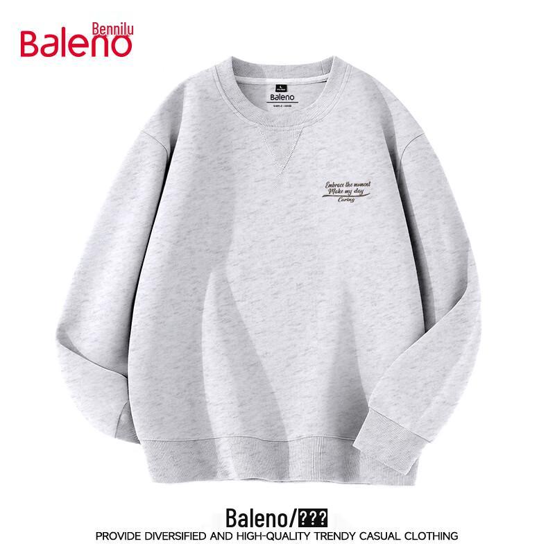 Baleno Men's Heavyweight Knit Round Neck Sweatshirt