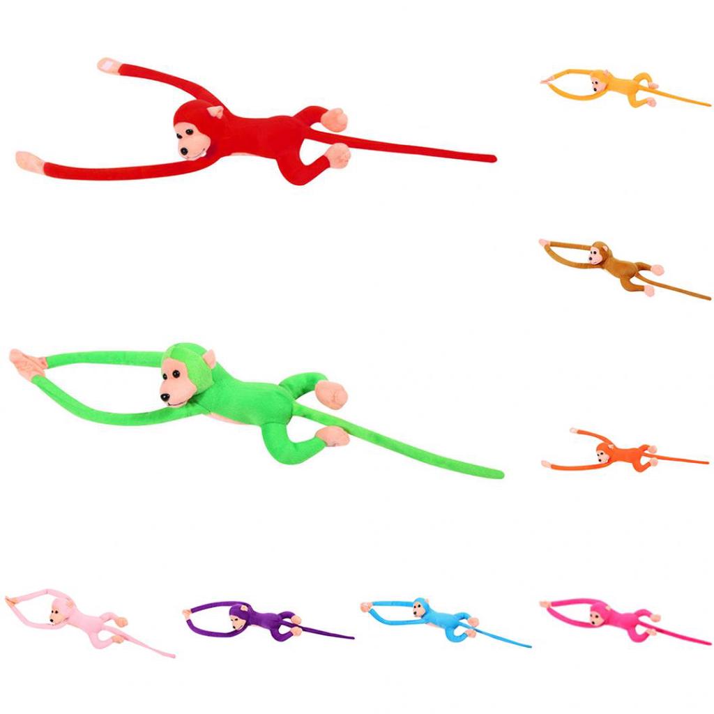 Gosedjur Söt Lång Arm Svans Apa Plyschleksak Maskot Rum Gardin Dekor